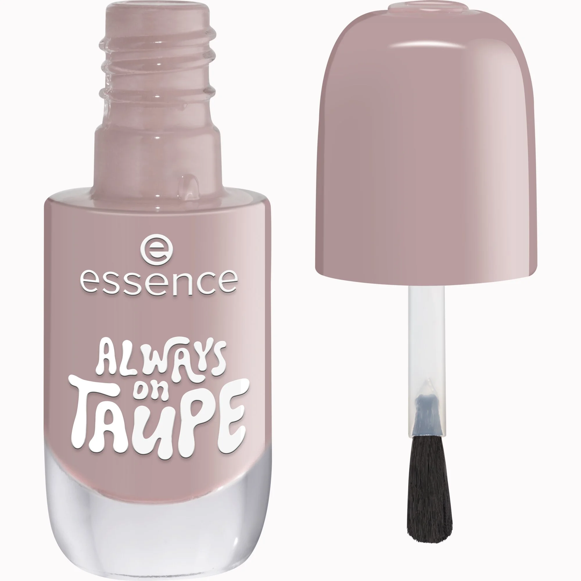 Essence Gel Nail Polish lakier do paznokci 37 Always On Taupe, 8 ml