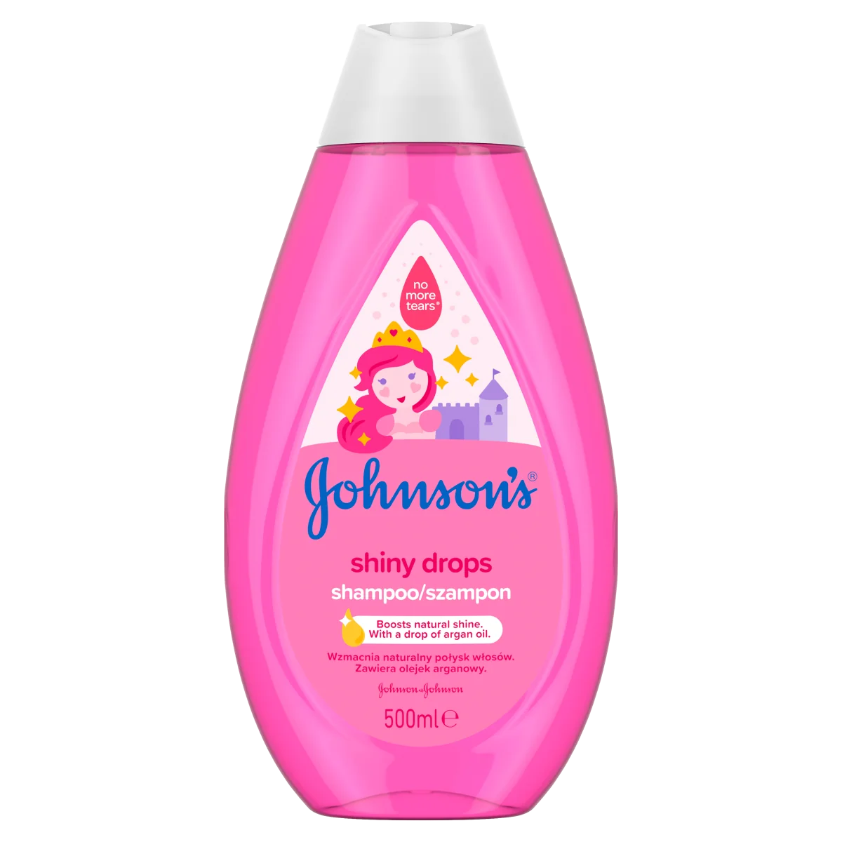 Johnson’s Shiny Drops szampon dla dzieci, 500 ml
