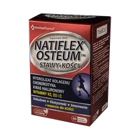 Natiflex Osteum, suplement diety, 60 kapsułek