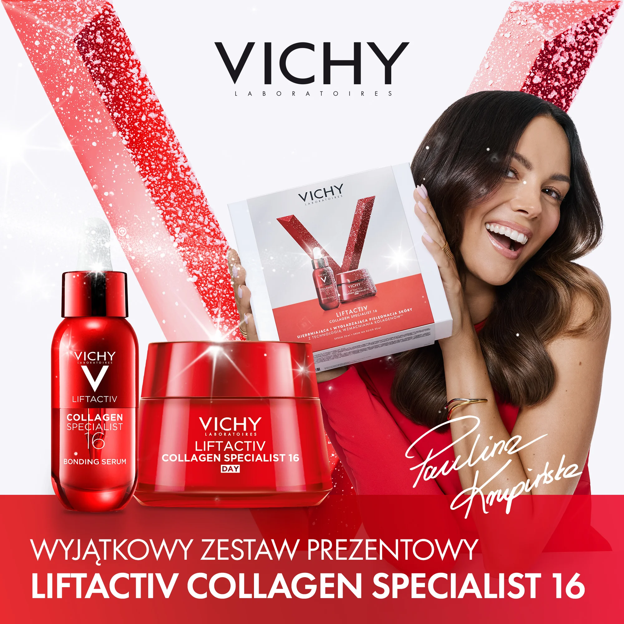 Vichy Liftactiv CS XMass25 Zestaw krem na dzień, 50 ml + serum na dzień i na noc, 30 ml