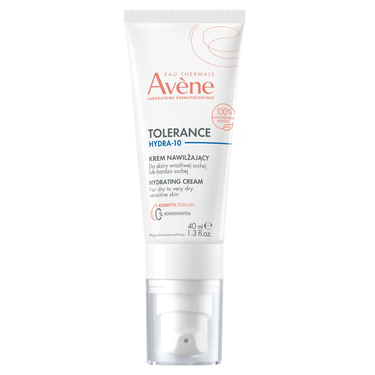 Avène Tolerance Hydra-10 krem nawilżający, 40 ml