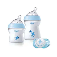 Chicco zestaw do karmienia dla niemowląt 0m +, niebieski