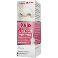 Xylodex 0,05% regeneracja, (0,05 mg + 5,0 mg)/dawkę, aerozol, 10 ml