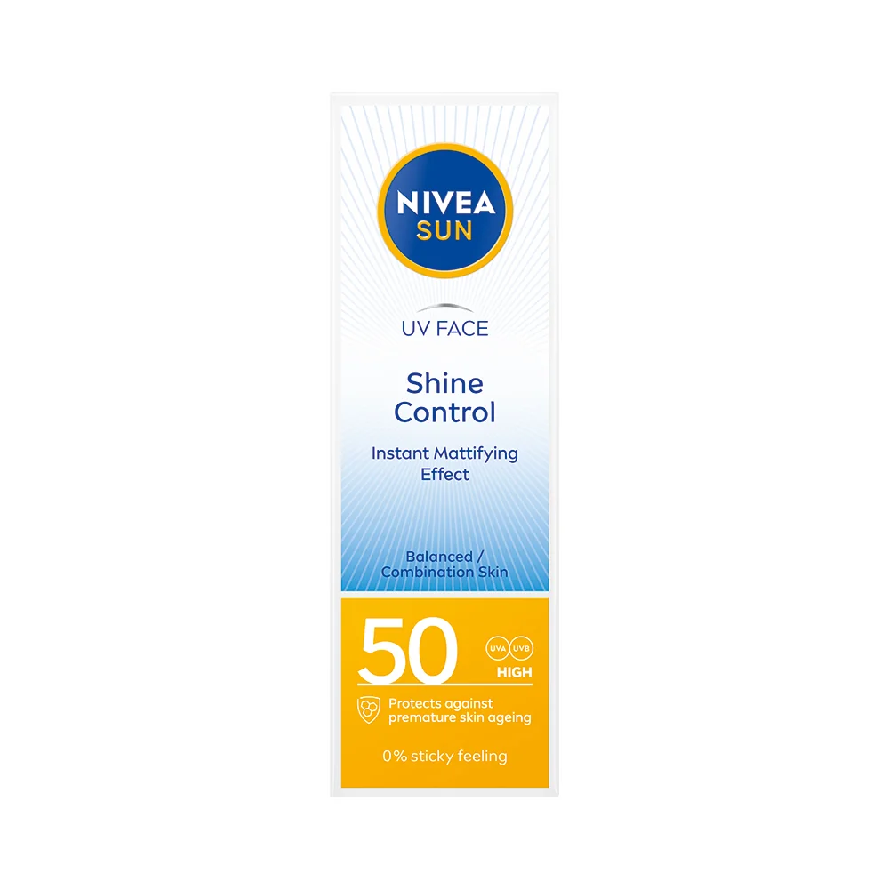 Nivea Sun Shine Control matujący krem przeciwsłoneczny do twarzy SPF 50, 50 ml