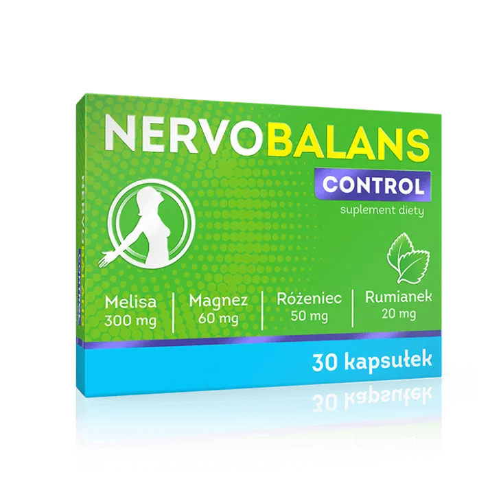Nervobalans Control, suplement diety, 30 kapsułek