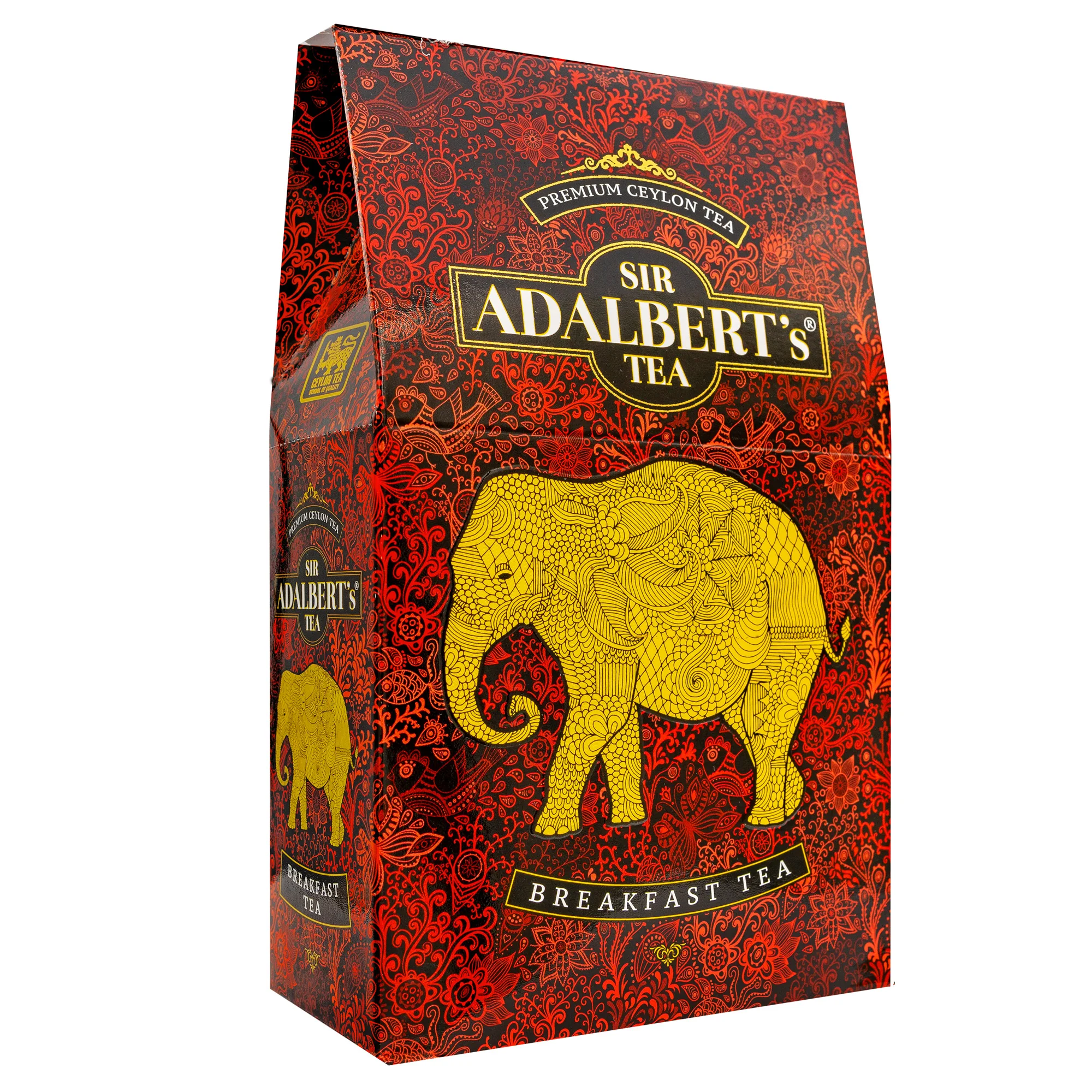 Sir Adalbert's Tea czarna herbata liściasta w kartoniku pouch Breakfast Tea, 100 g