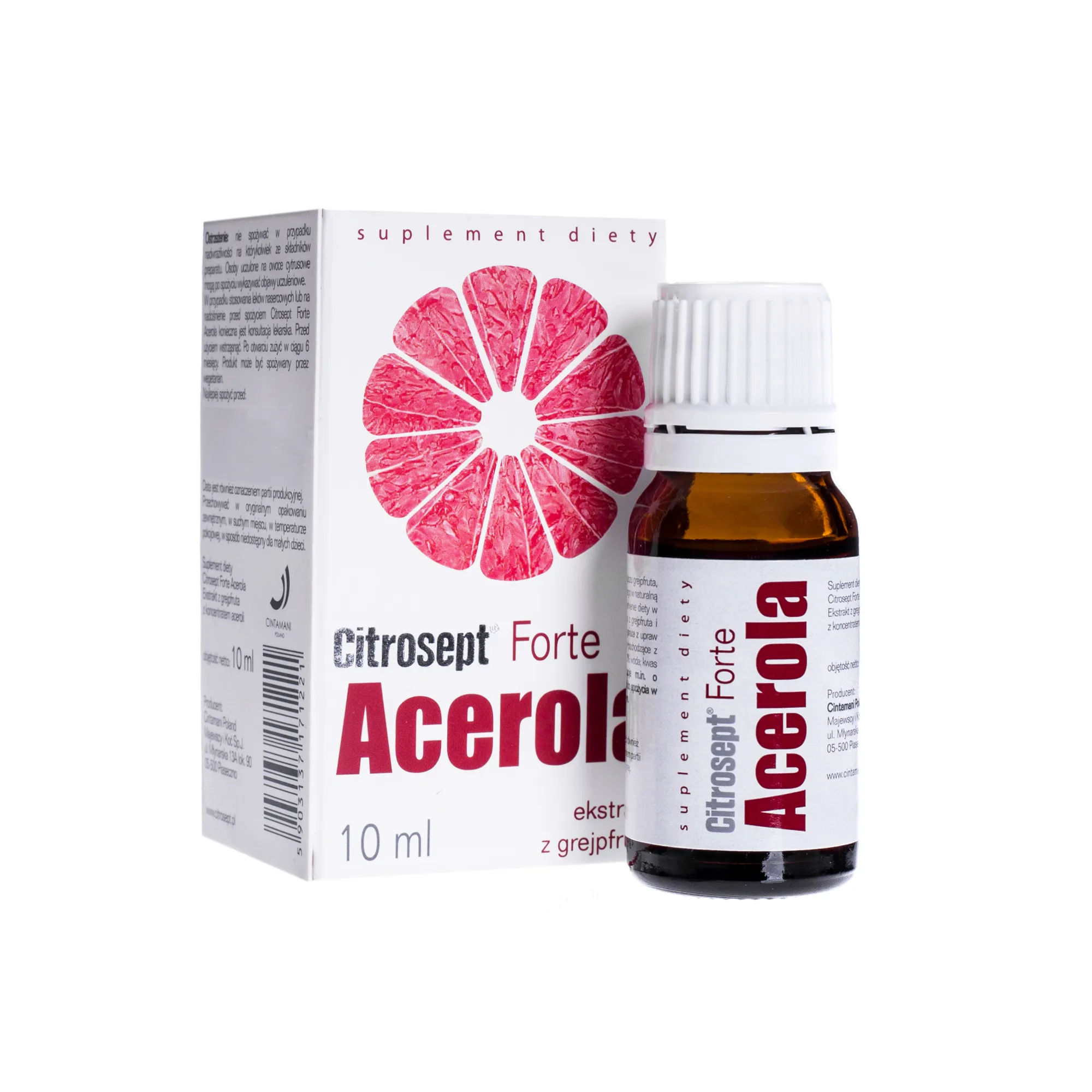 Citrosept Forte Acerola, suplement diety, 10 ml