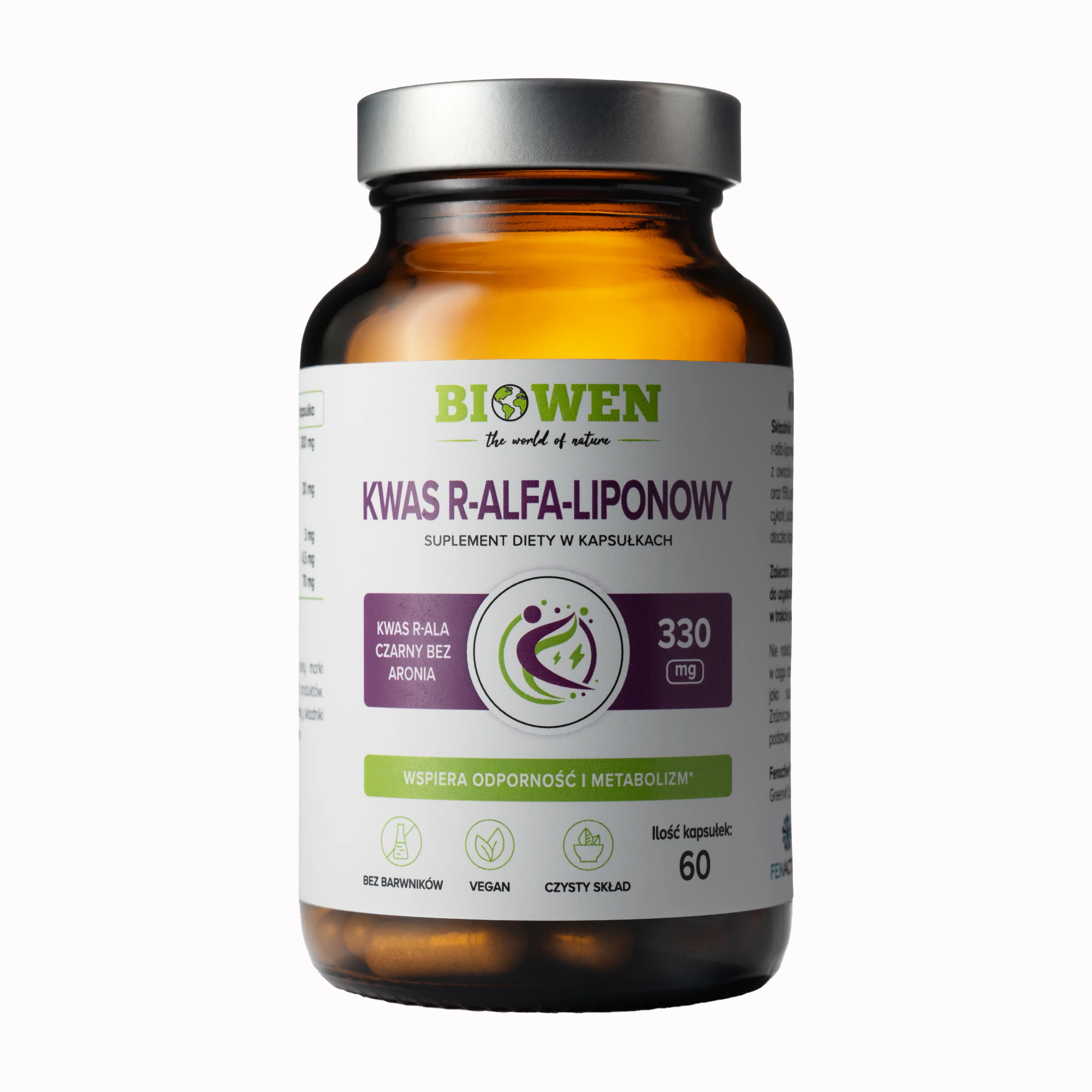 BIOWEN Kwas R-Alfa-Liponowy 60 kapsułek