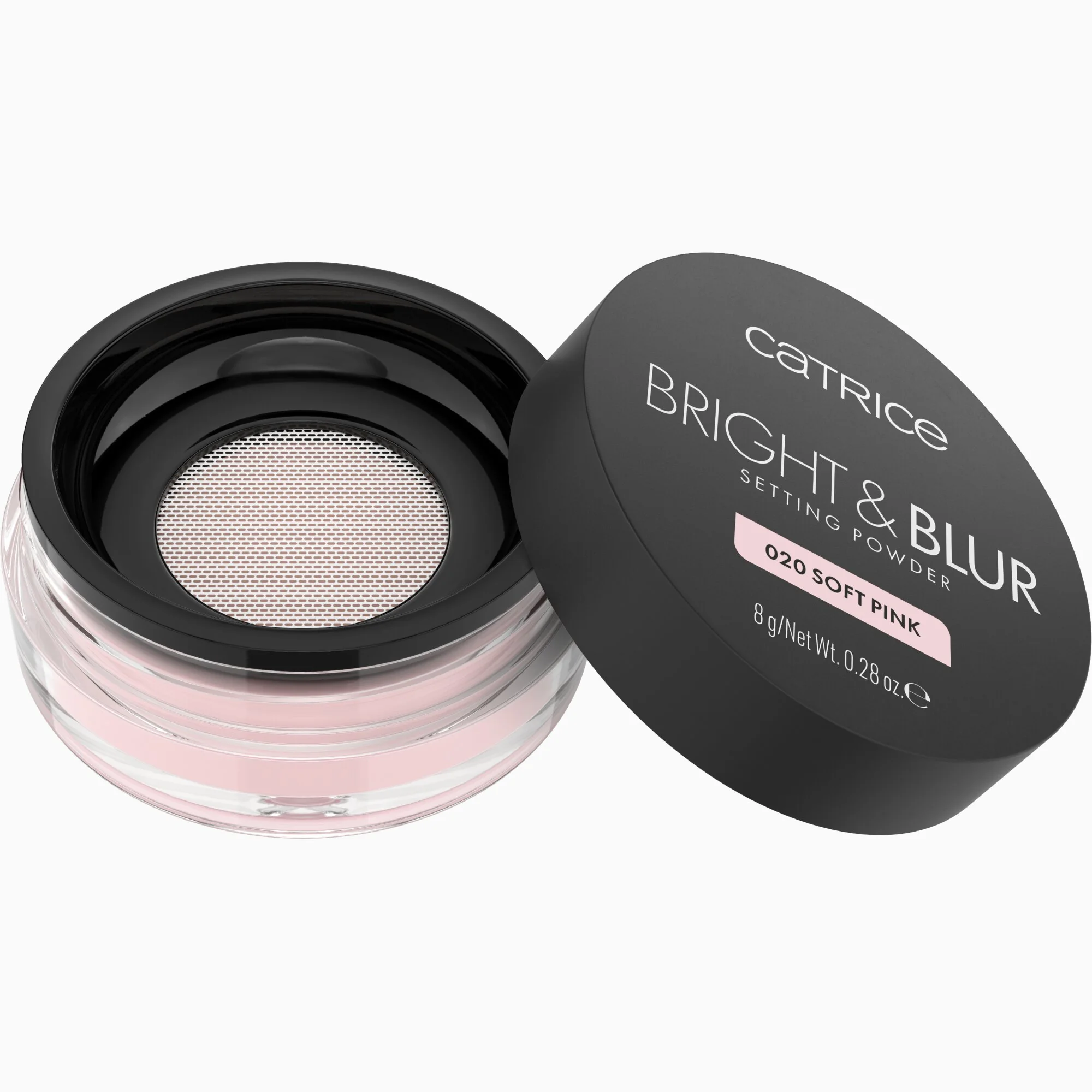 CATRICE Bright & Blur puder utrwalający 020 Soft Pink, 8 g