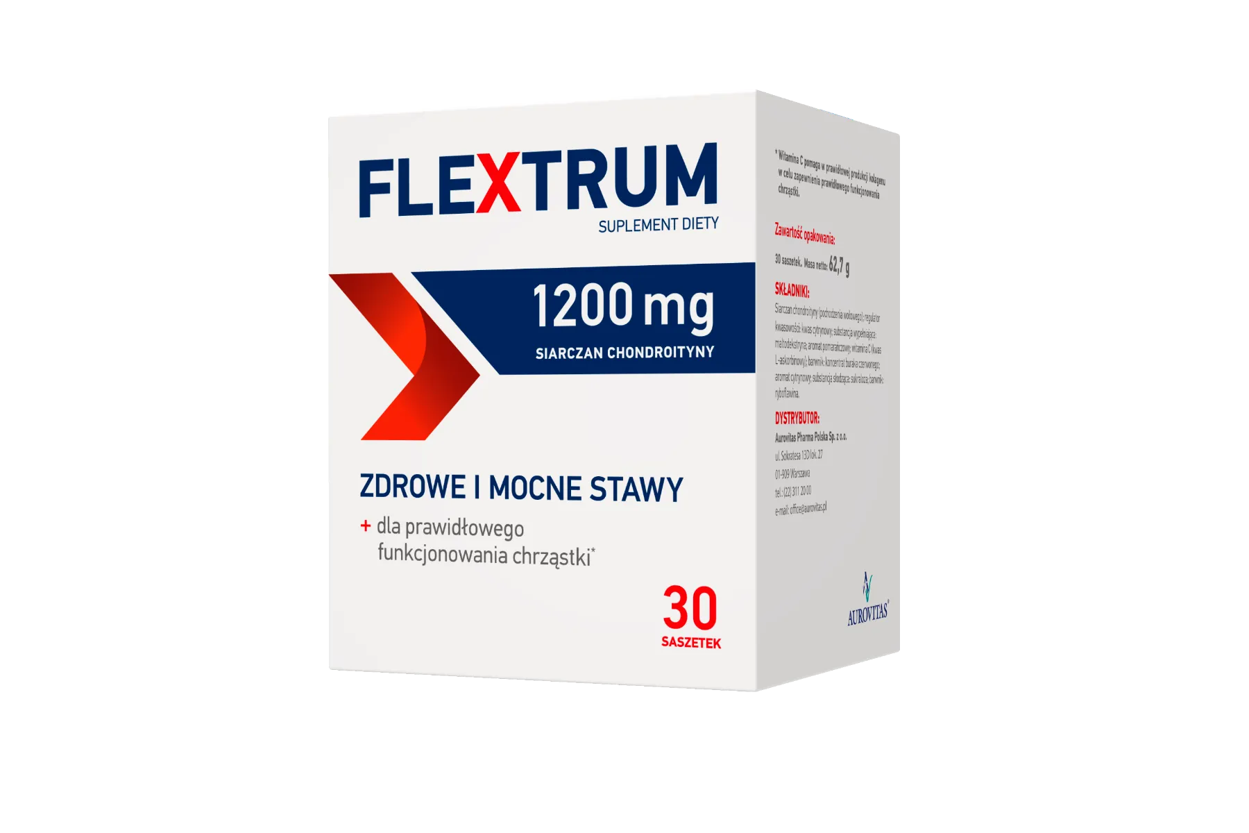 Flextrum, suplement diety, 30 saszetek