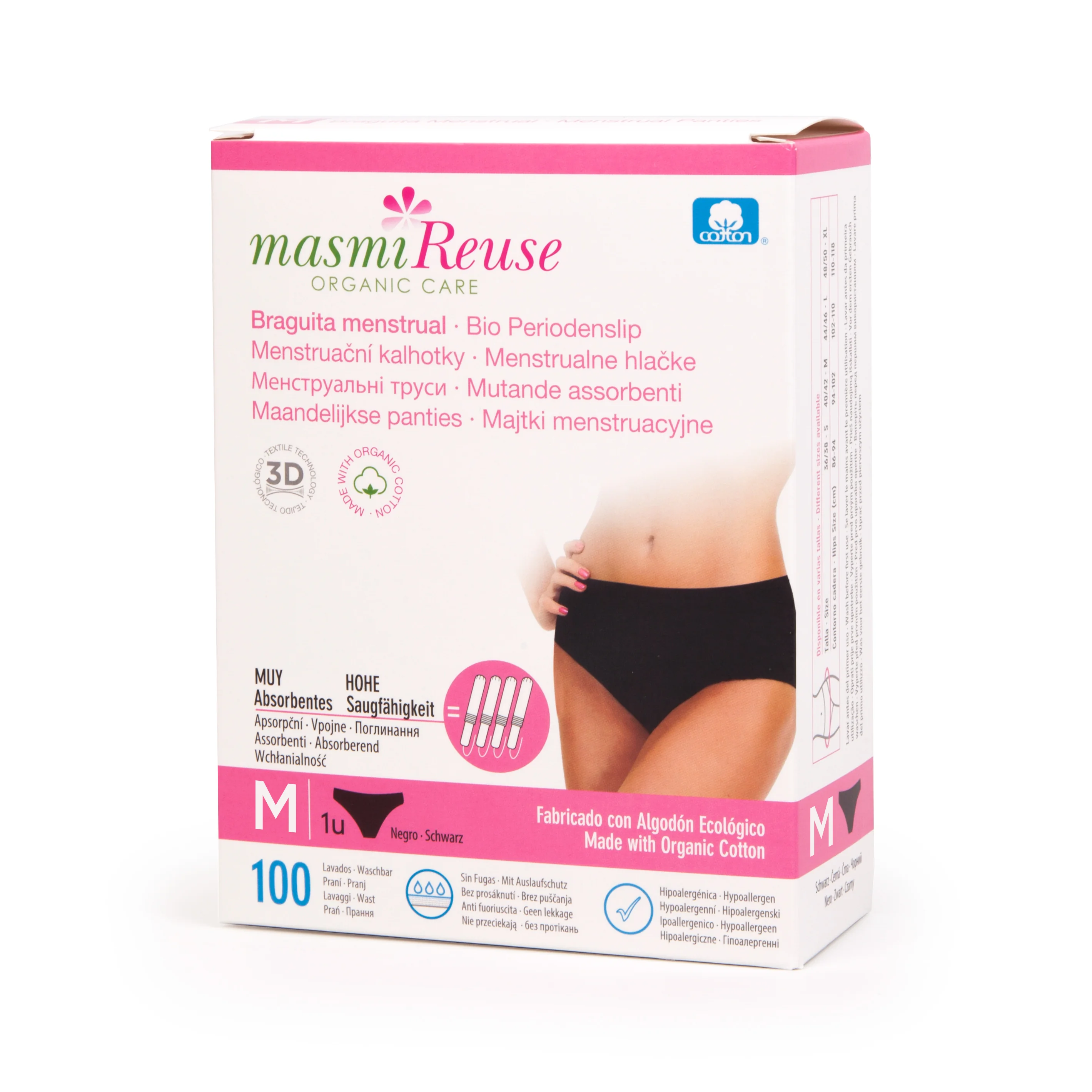 Masmi majtki menstruacyjne Classic rozmiar M, 1 szt.