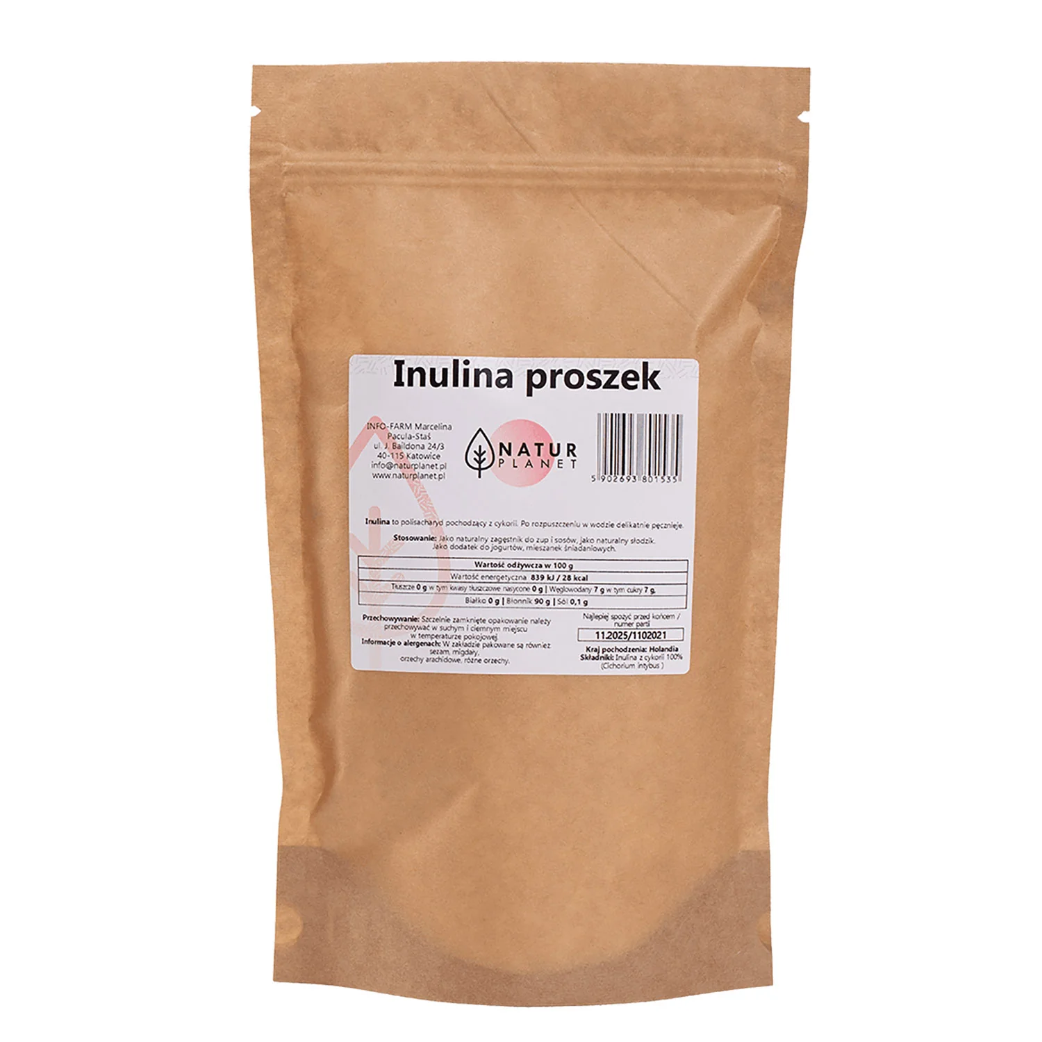 Natur Planet inulina w proszku 250 g
