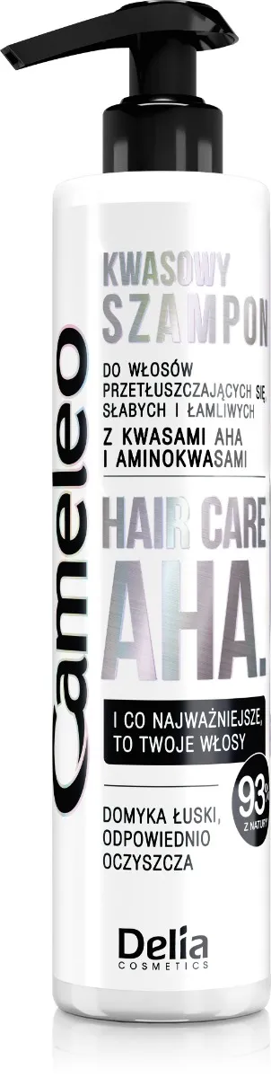 Delia Cameleo Hair Care AHA szampon kwasowy do włosów słabych i łamliwych, 250 ml