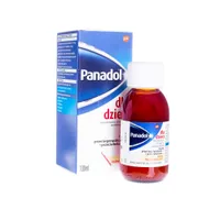 Panadol - syrop dla dzieci o działaniu przeciwgorączkowym i przeciwbólowym o smaku truskawkowym, 100 ml