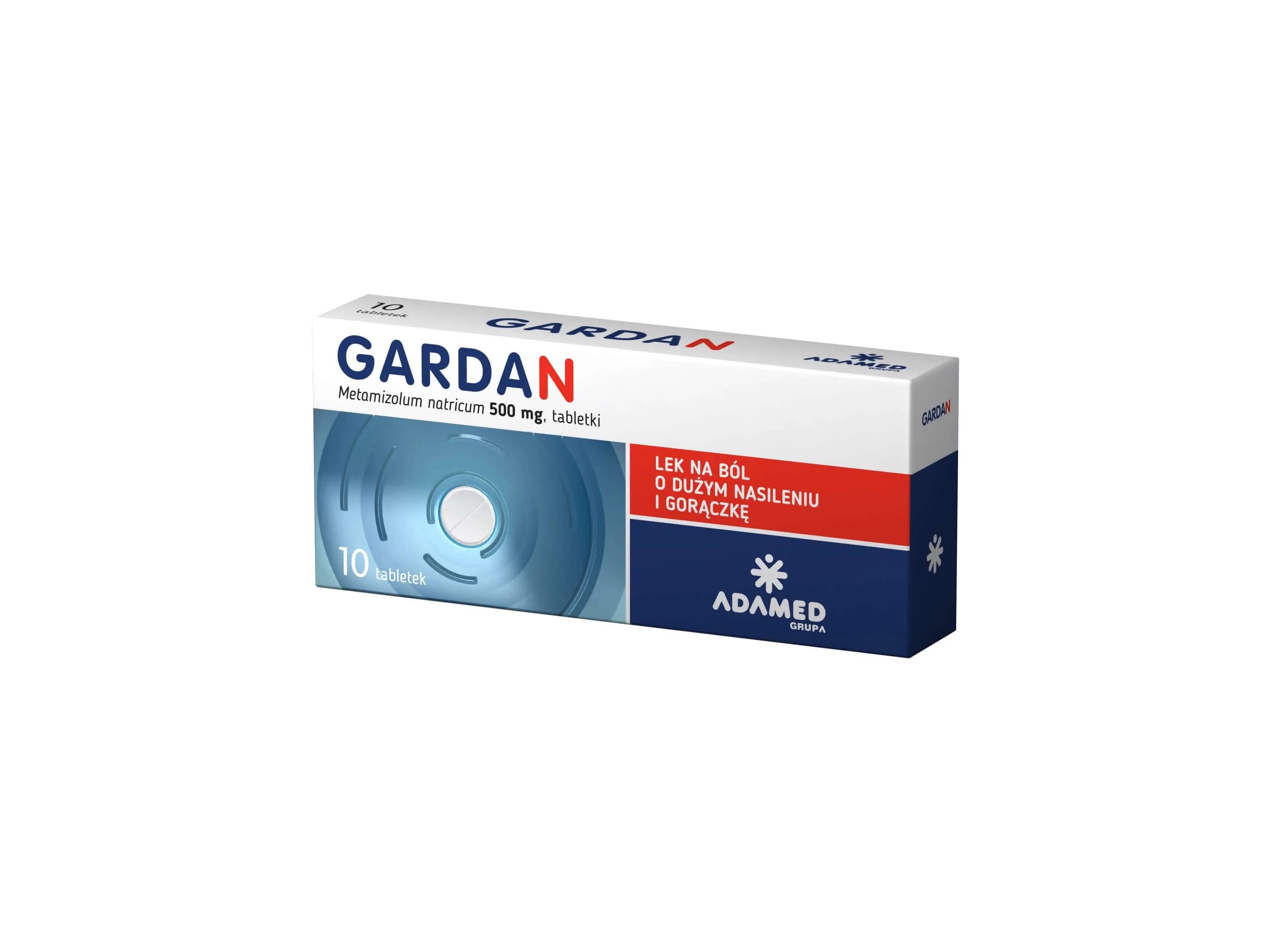Gardan, 500 mg, 10 tabletek