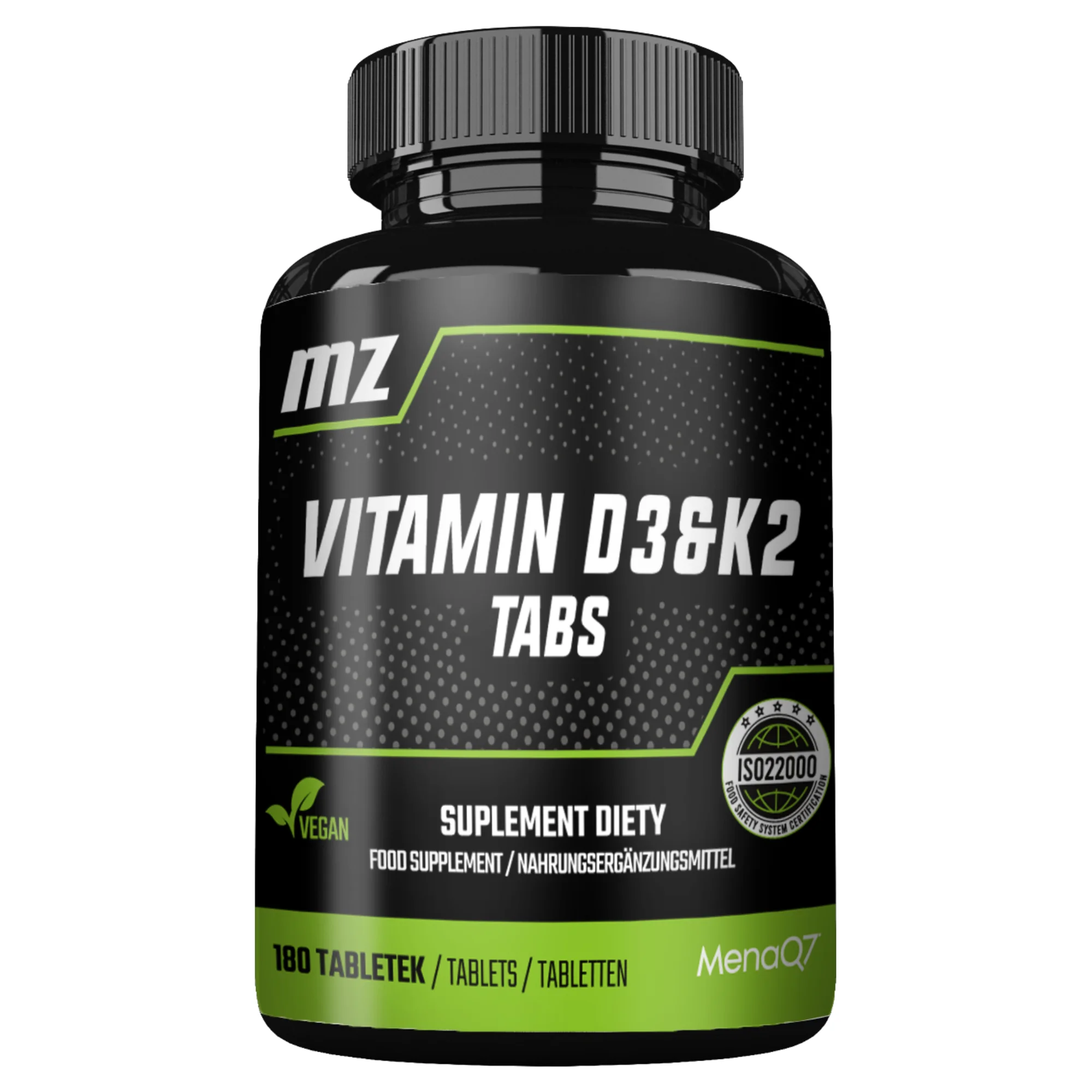 MZ Vitamin D3 & K2 180 tabletek