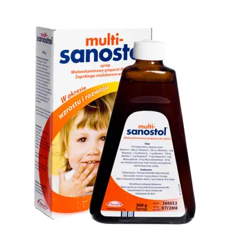 Multi-Sanostol - wielowitaminowy syrop dla dzieci, 300 g 
