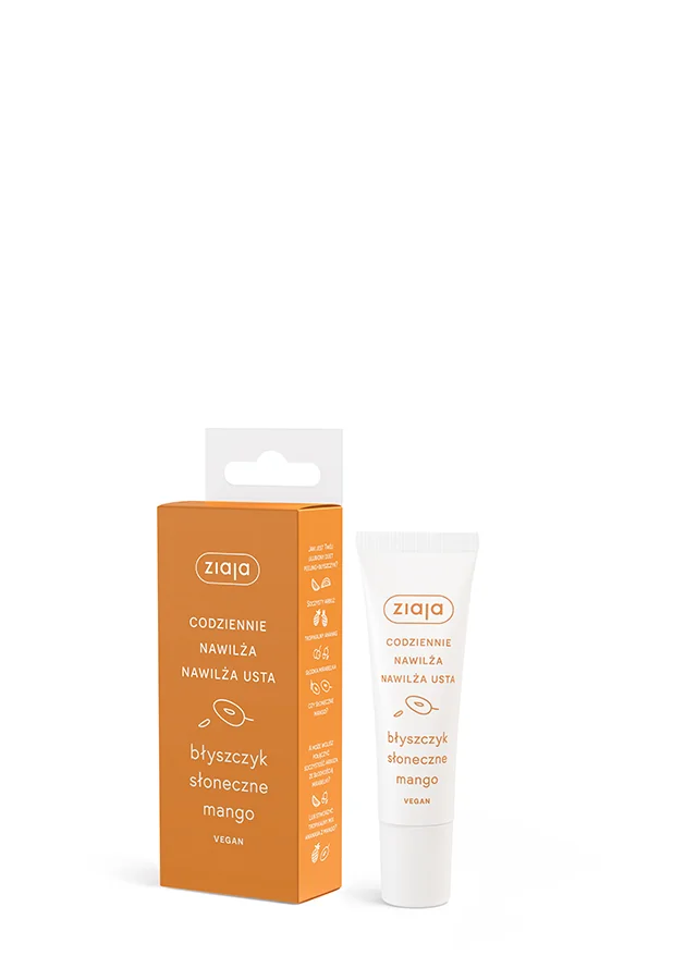 Ziaja błyszczyk słoneczne mango, 12 ml