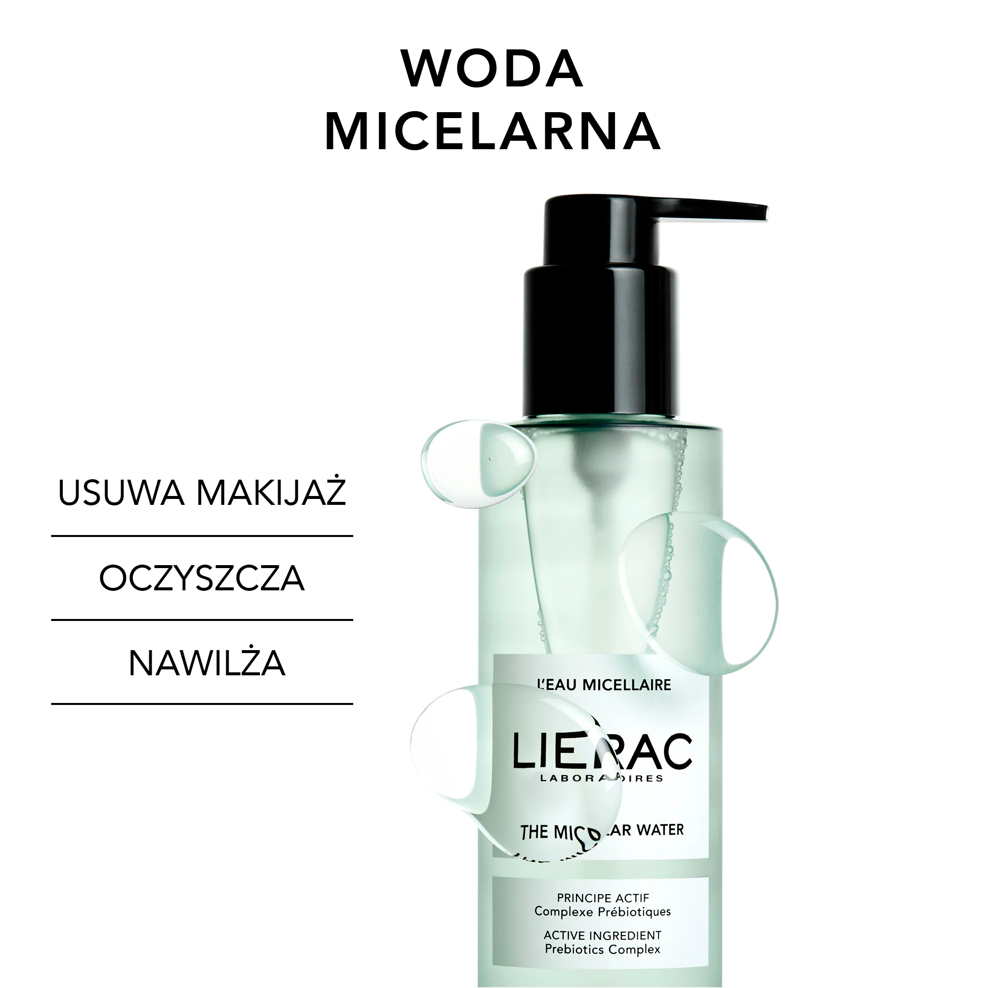 Lierac Woda micelarna z prebiotykami 200 ml
