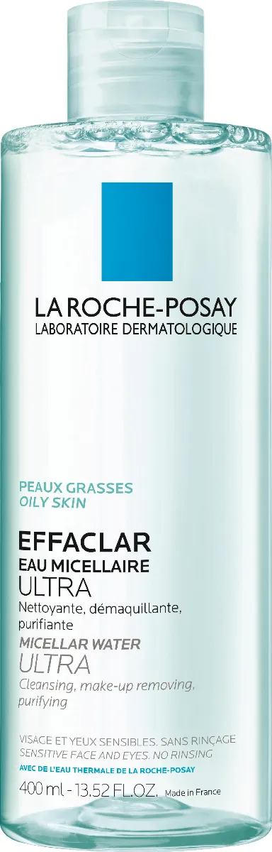 La Roche-Posay Effaclar, woda micelarna, skóra tłusta, 400 ml