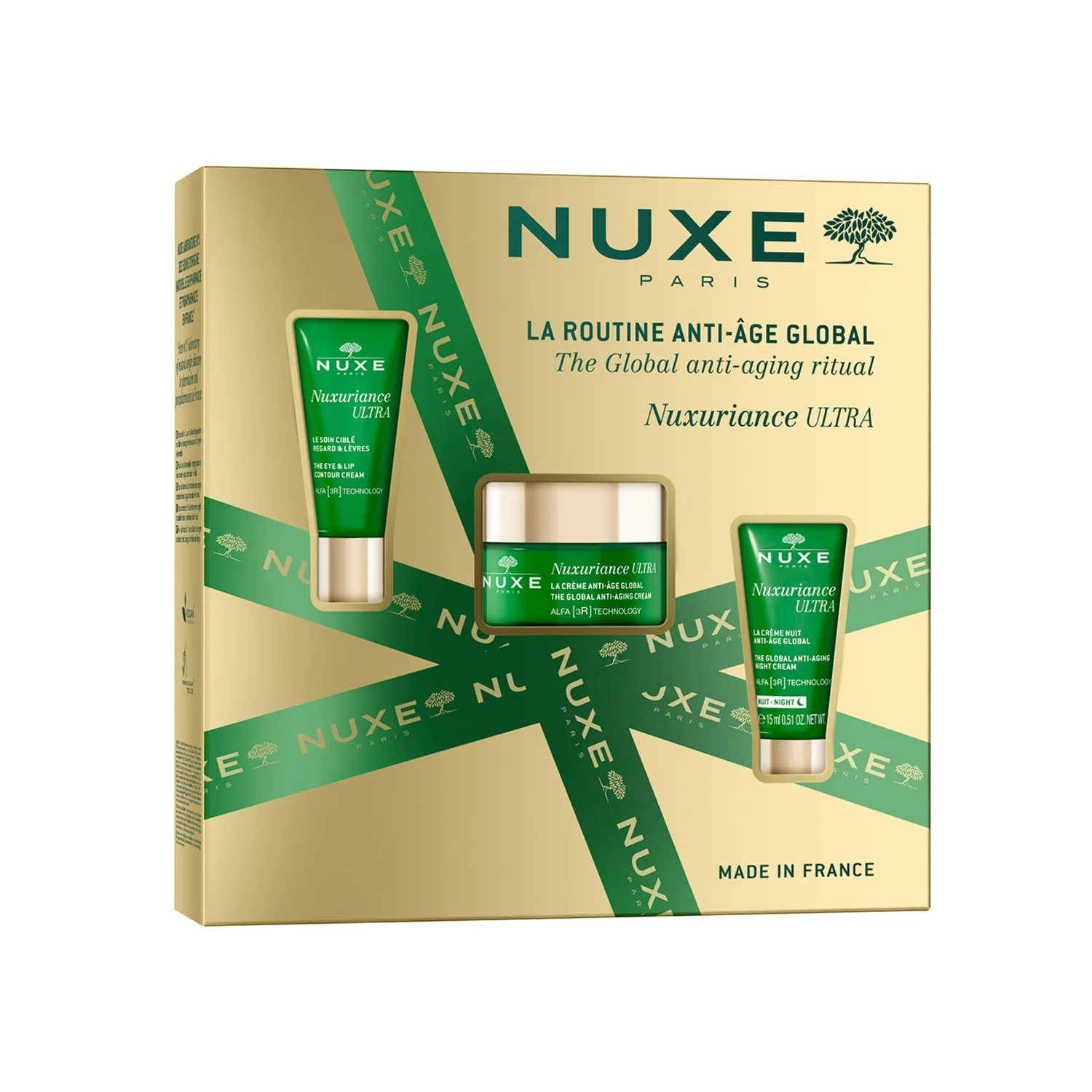 Nuxe Nuxuriance Ultra krem do twarzy, 50 ml + krem na noc, 15 ml + krem pod oczy, 15 ml