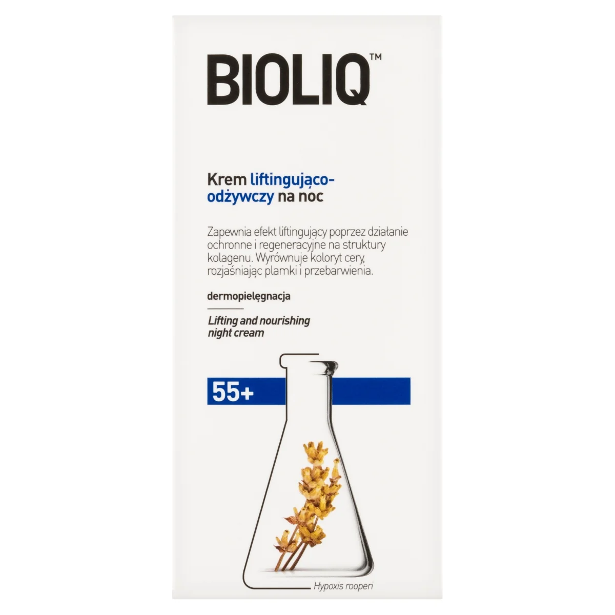 Bioliq 55+ krem liftingująco-odżywczy na noc, 50 ml