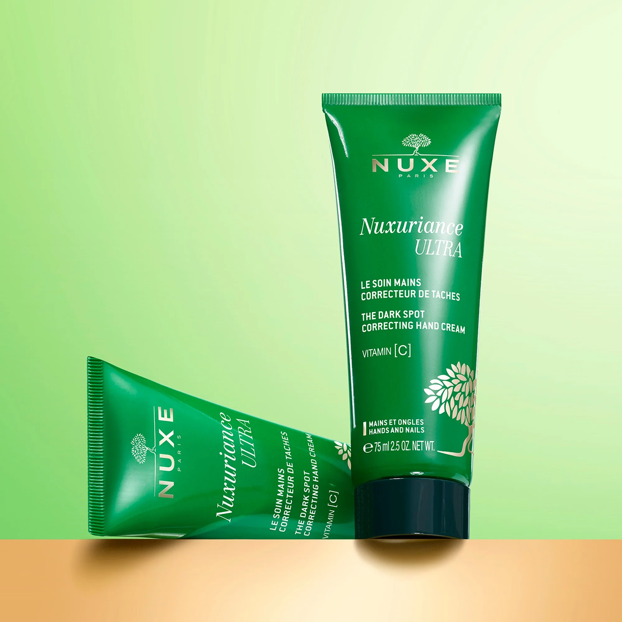 NUXE Nuxuriance Ultra serum do twarzy przeciwstarzeniowe, 30 ml + krem do rąk przeciw przebarwieniom, 75 ml