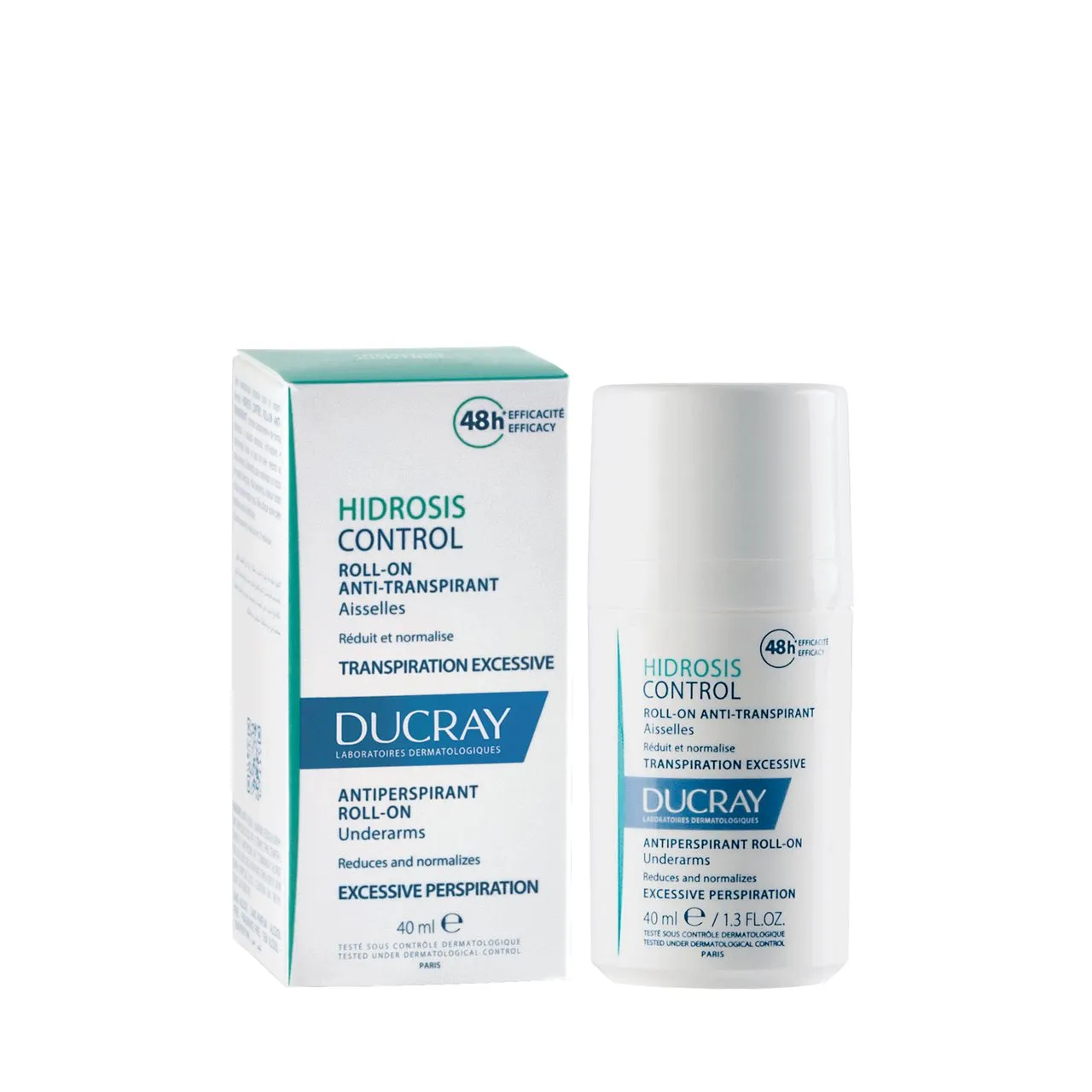 Ducray Hidrosis Control, antyperspirant w kulce 48h, 40 ml