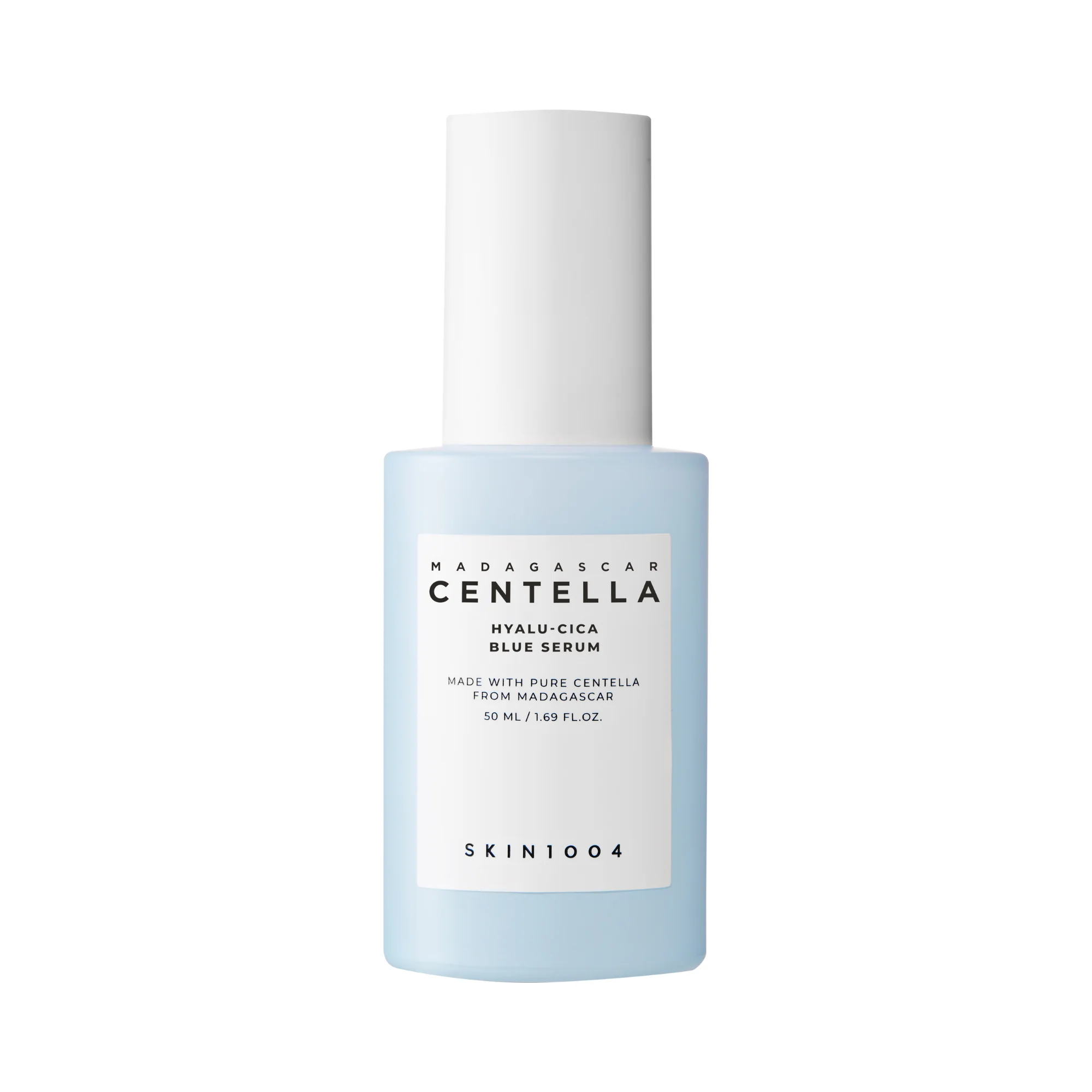 SKIN1004 Madagascar Centella Hyalu-Cica Blue Serum nawilżające serum do twarzy z kwasem hialuronowym, 50 ml