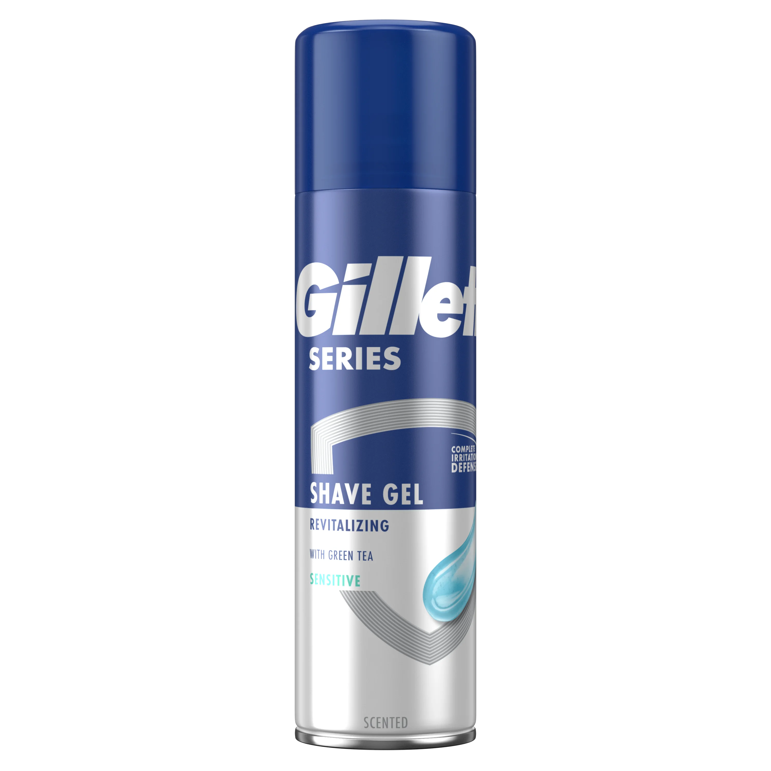 Gillette Series Revitalizing Sensitive rewitalizujący żel do golenia z zieloną herbatą, 200 ml