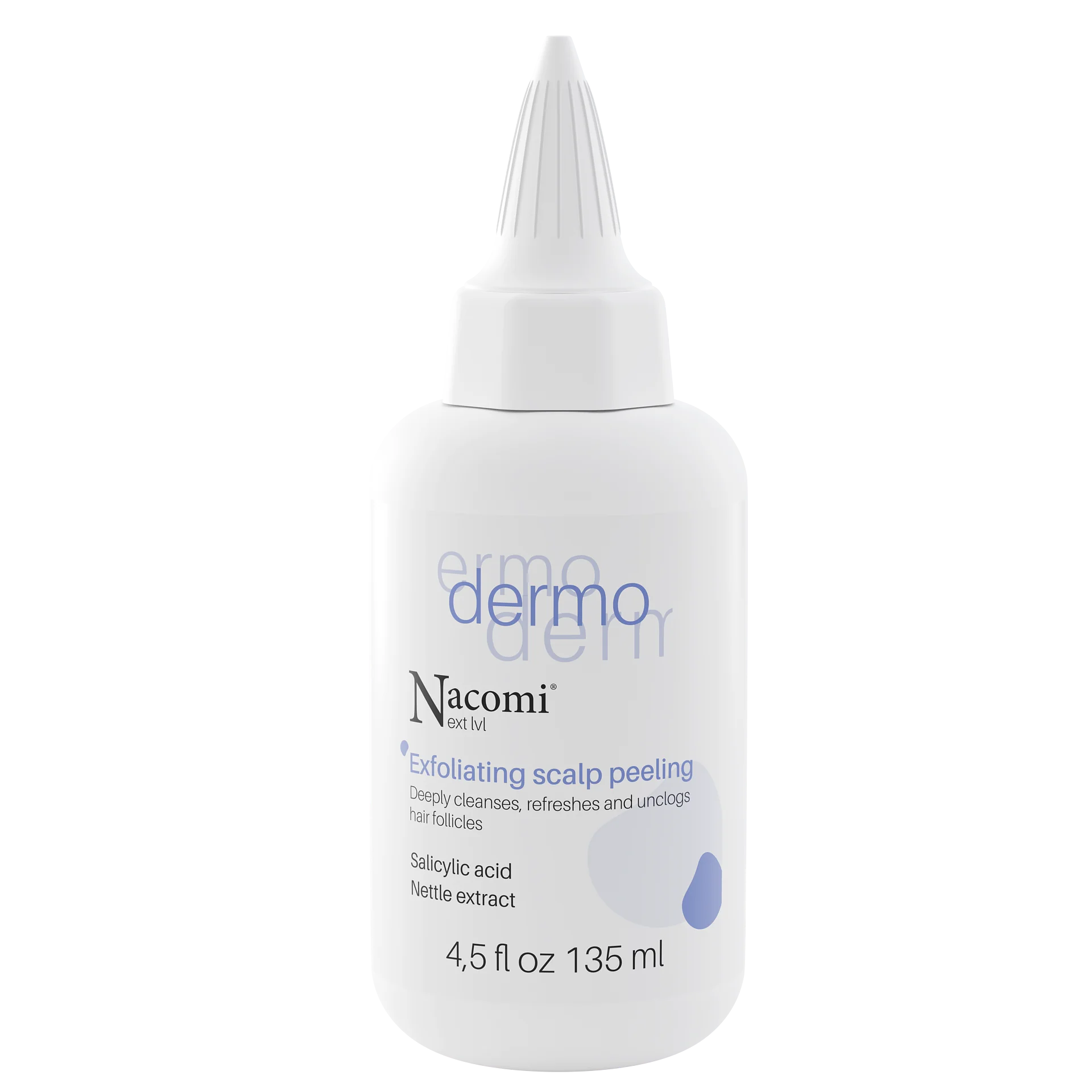 Nacomi Next Lvl Dermo oczyszczający peeling do skóry głowy, 135 ml