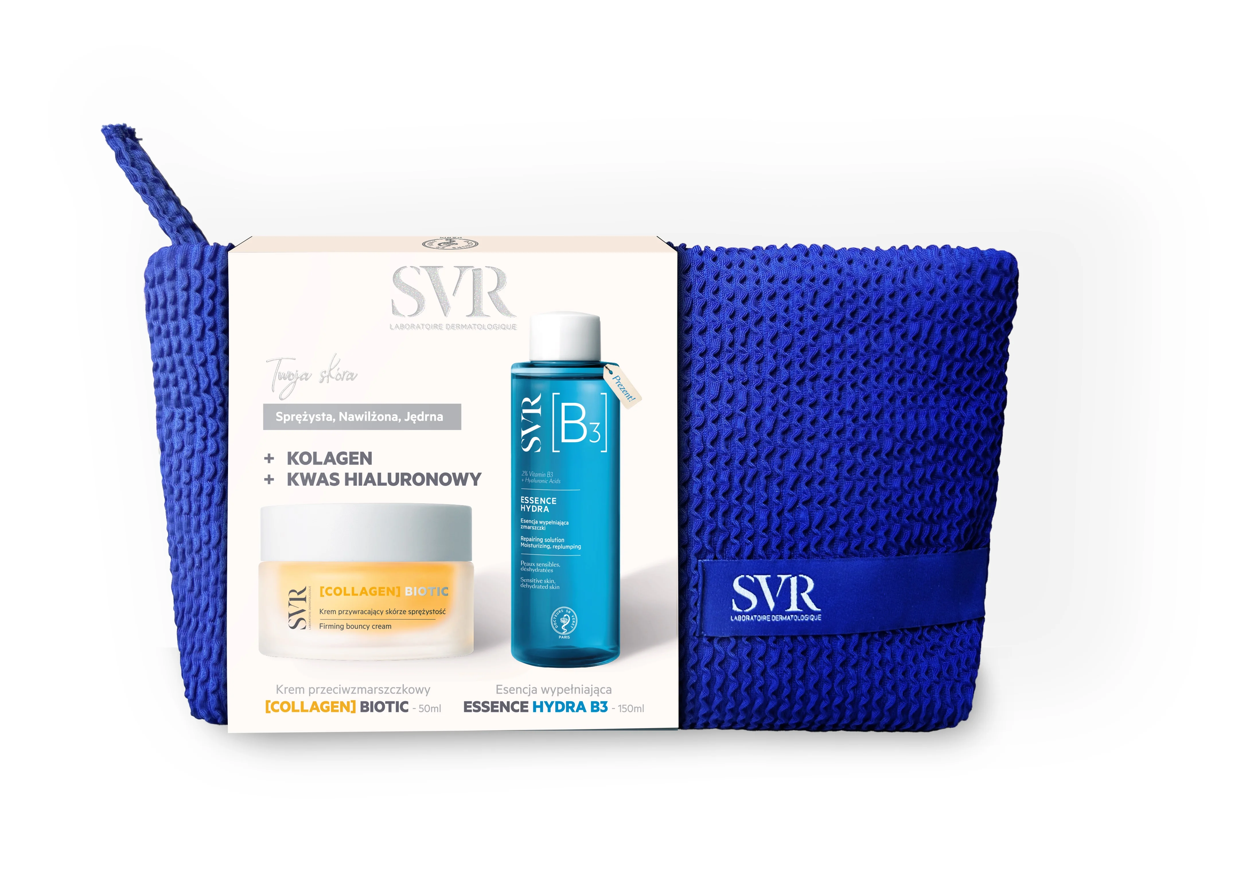 SVR Zestaw krem Collagen Biotic, 50 ml + essencja B3 Hydra, 150 ml
