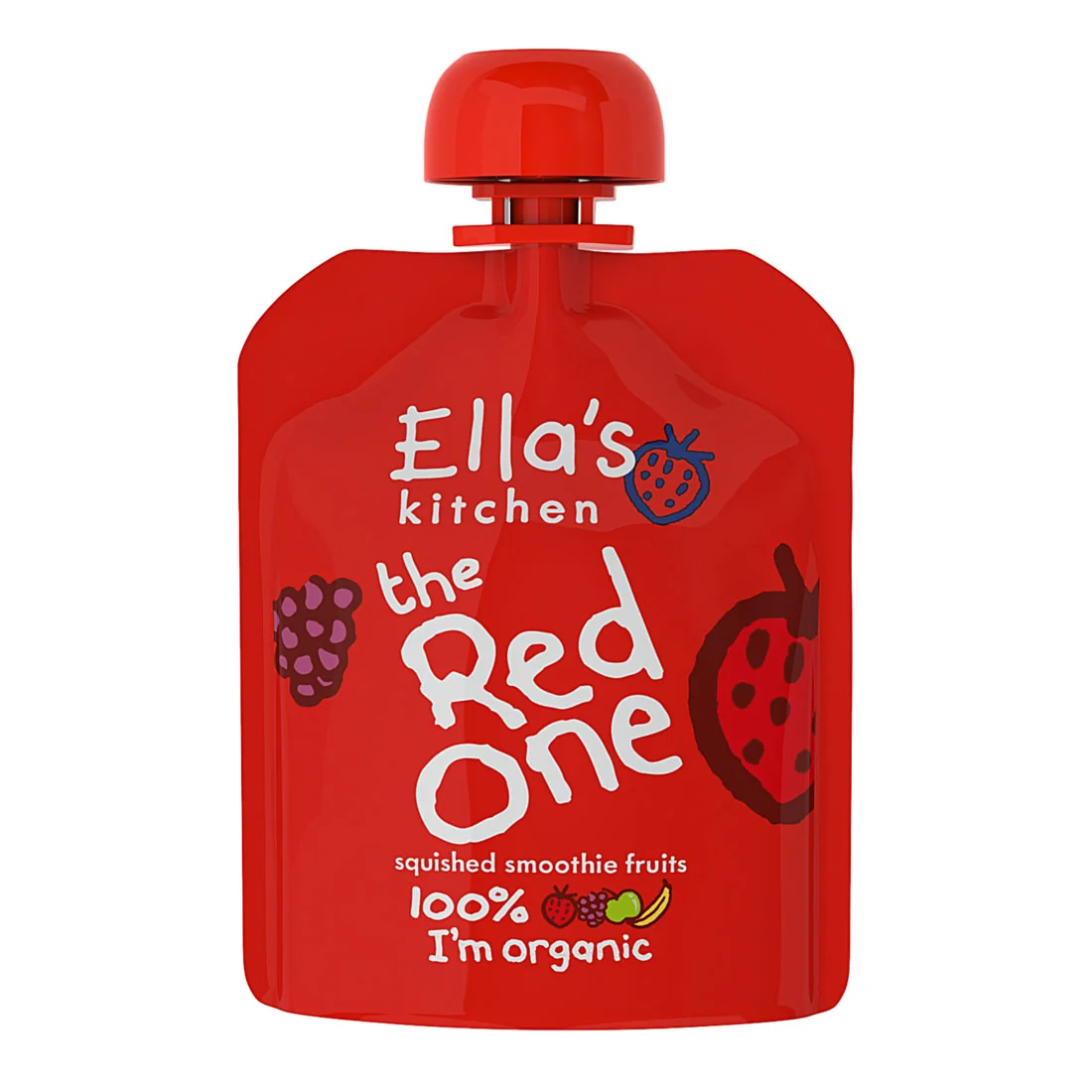 Ella's Kitchen BIO Red One puree owocowe z truskawką, 5 x 90 g