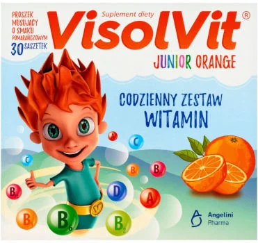 Visolvit Junior Orange smak pomarańczowy Visolvit Junior Orange smak pomarańczowy
