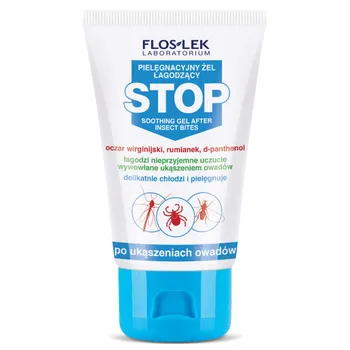 Flos-Lek Stop, pielęgnacyjny żel łagodzący po ukąszeniach owadów, 50 ml 