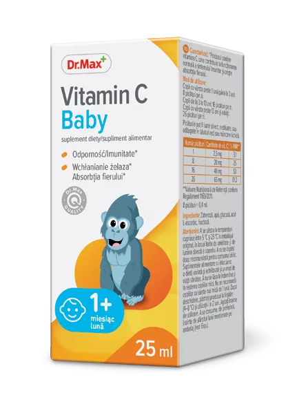 Vitamin C Baby Dr.Max, suplement diety, 25 ml