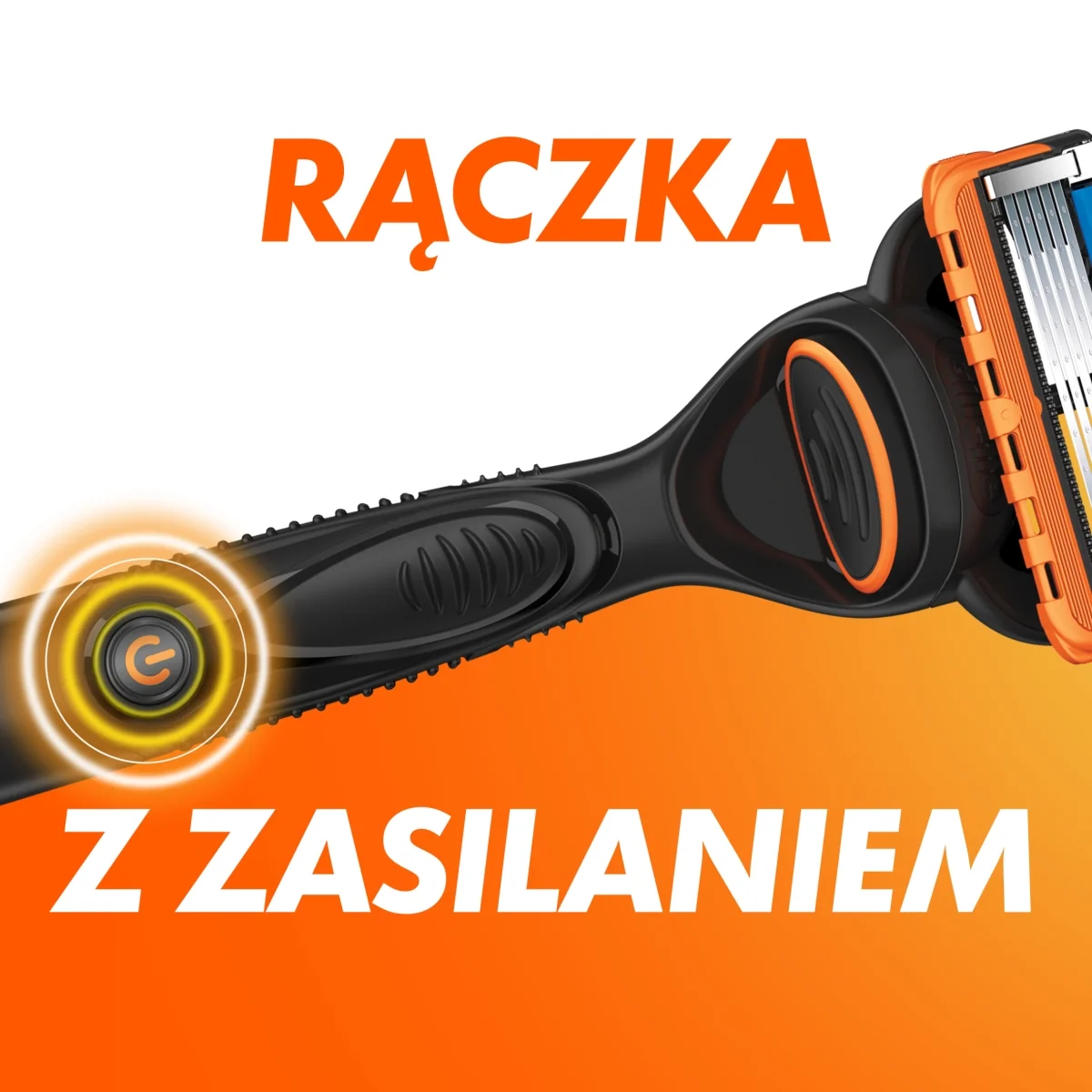 Gillette Fusion5 Power maszynka do golenia dla mężczyzn, 1 maszynka, 10 ostrzy wymiennych