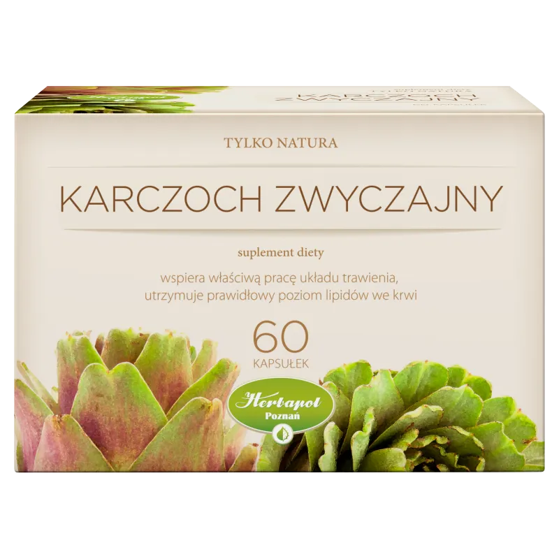 Karczoch zwyczajny, Tylko Natura, 60 kapsułek