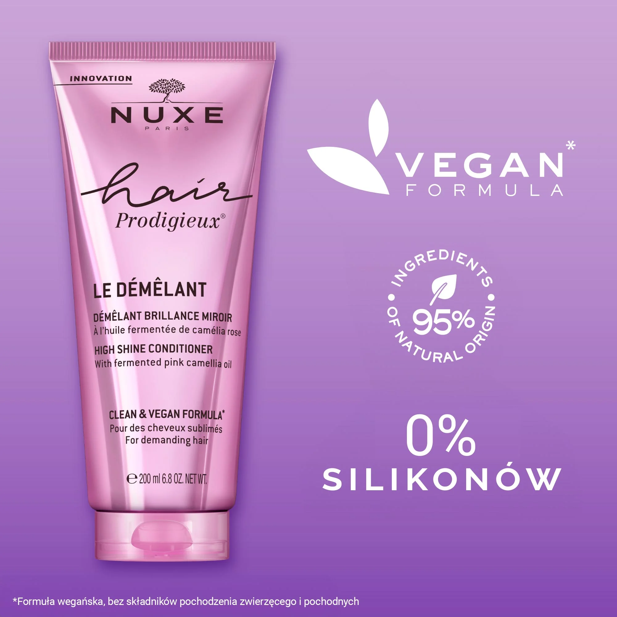 Nuxe Hair Prodigieux odżywka wygładzająca, 200 ml