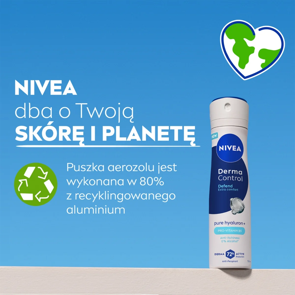 Nivea Derma Control Defend antyperspirant w sprayu, 150 ml