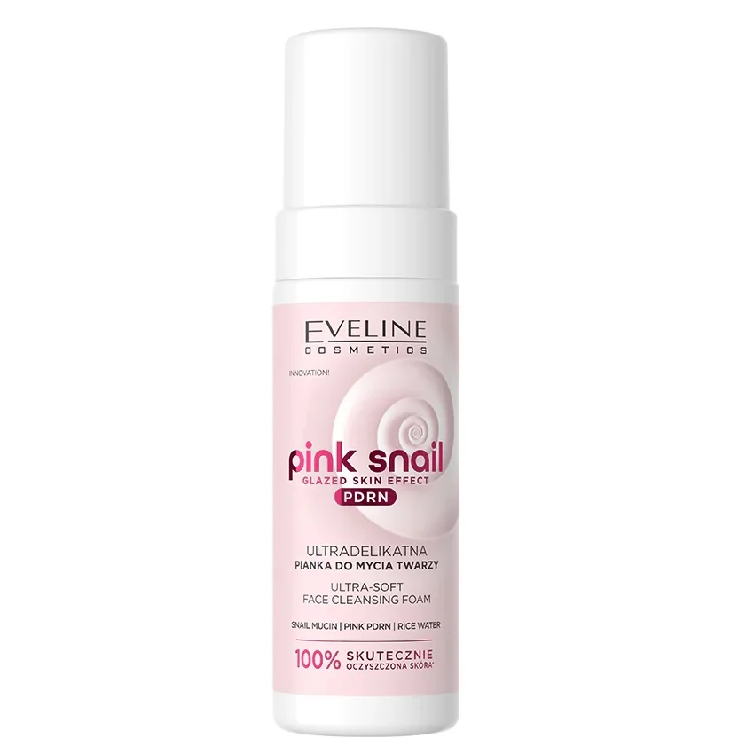 Eveline Pink Snail ultradelikatna pianka do twarzy, 150 ml
