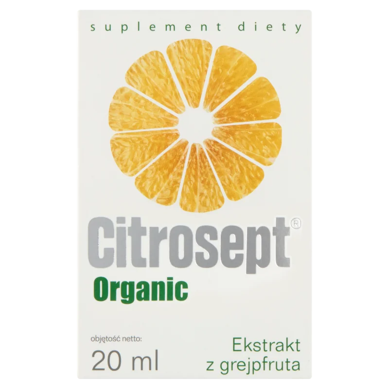 Citrosept Organic ekstrakt z grejpfruta, 20 ml