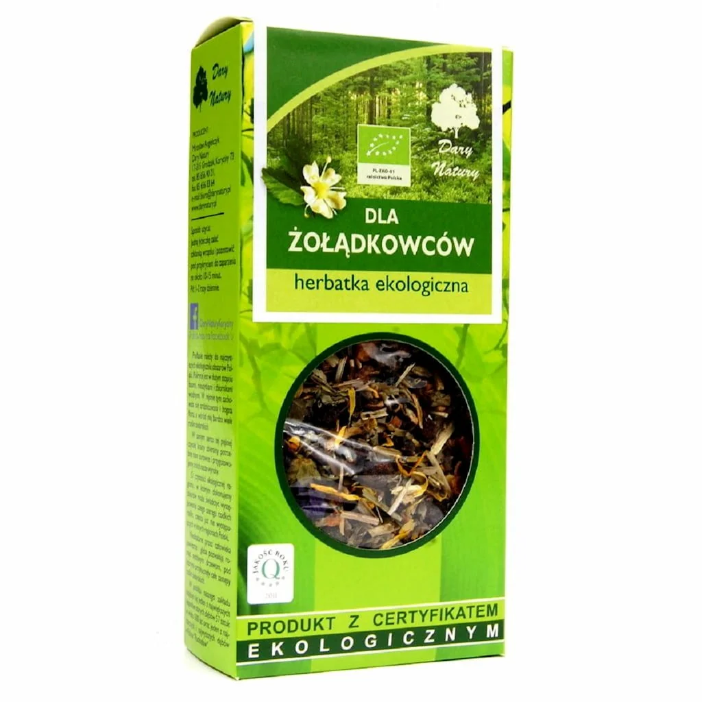 Dary Natury Herbatka Dla Żołądkowców herbatka ekologiczna, 50 g