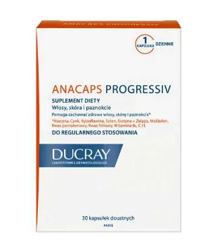 Ducray Anacaps Progressiv, 30 kapsułek