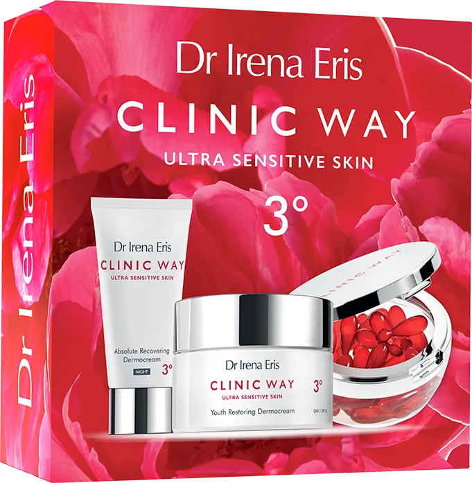 Dr Irena Eris Clinic Way 3º Odmłodzenie zestaw, 50 + 15 ml