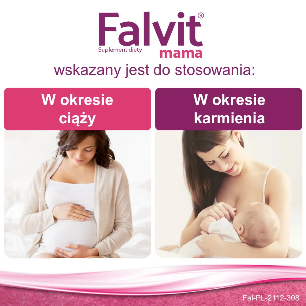 Falvit mama, suplement diety, 30 tabletek 