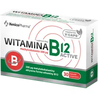 Witamina b12 active methylocobalamin, suplement diety, 500mcg, 30 kapsułek