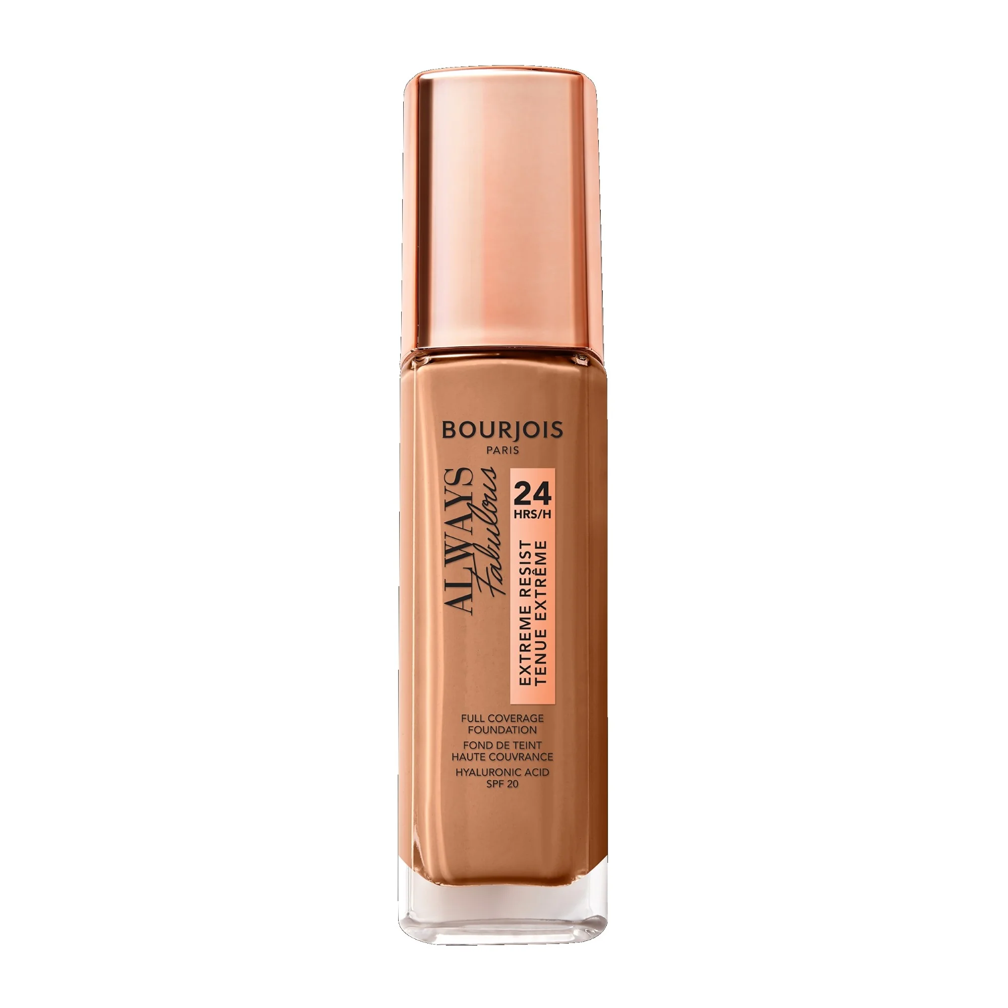 Bourjois Always Fabulous podkład do twarzy, kryjący, SPF 20, nr 400 Rose Beige, 30 ml