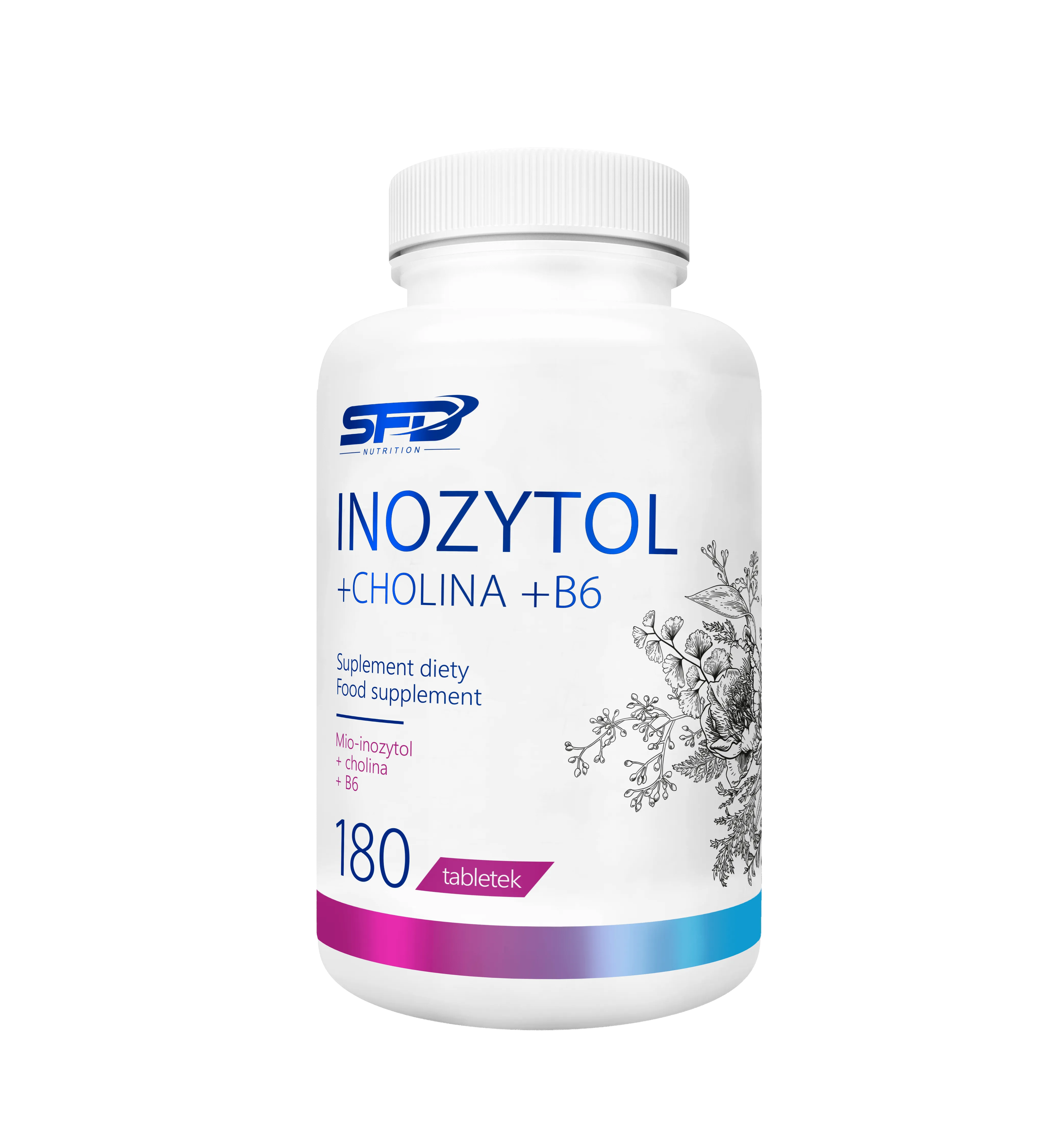 SFD Inozytol + Cholina + B6, 180 tabletek