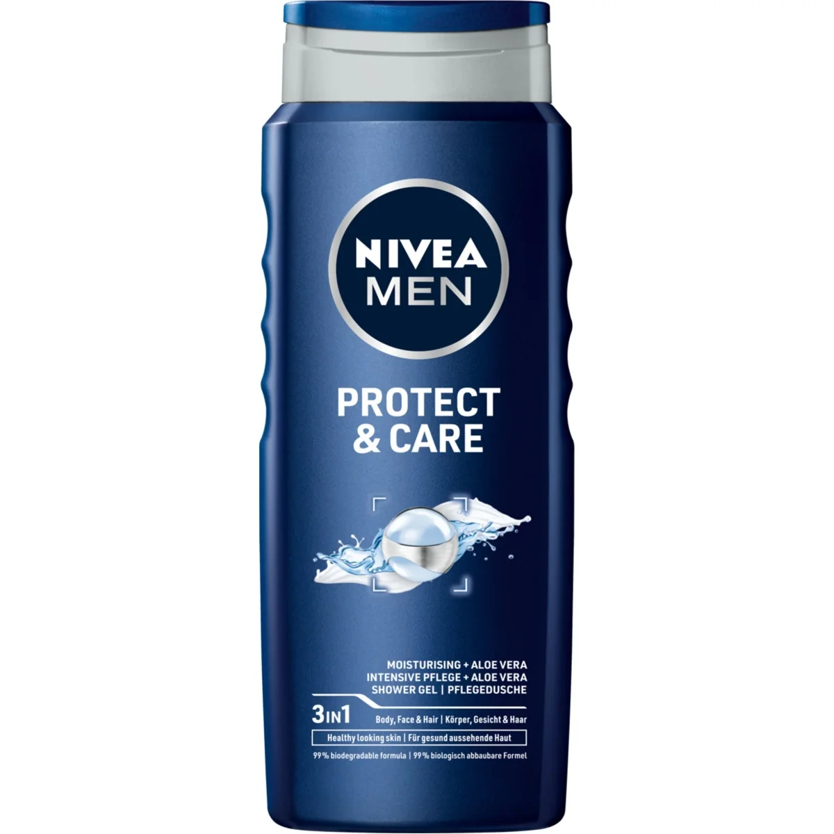 Nivea Men Protect & Care żel pod prysznic dla mężczyzn, 500 ml